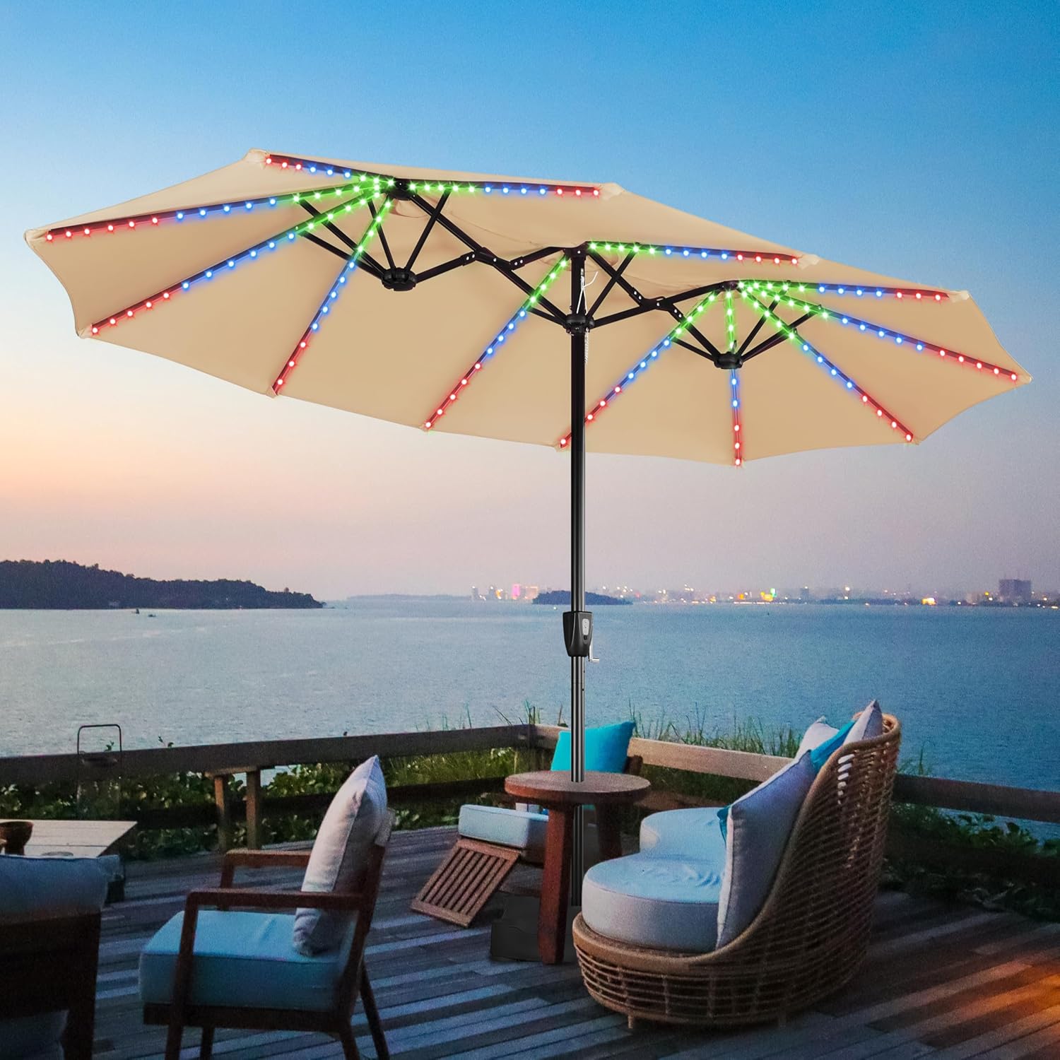 LED Solar Parasol™